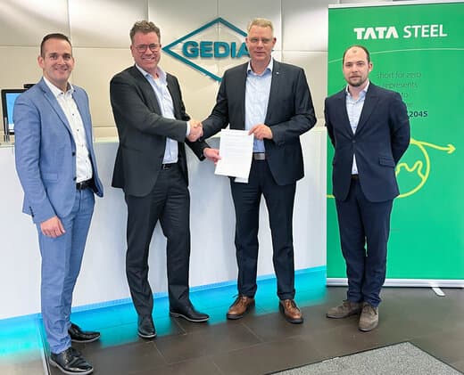GEDIA and Tata Steel sign MOU for strategic supply of Zeremis green steel